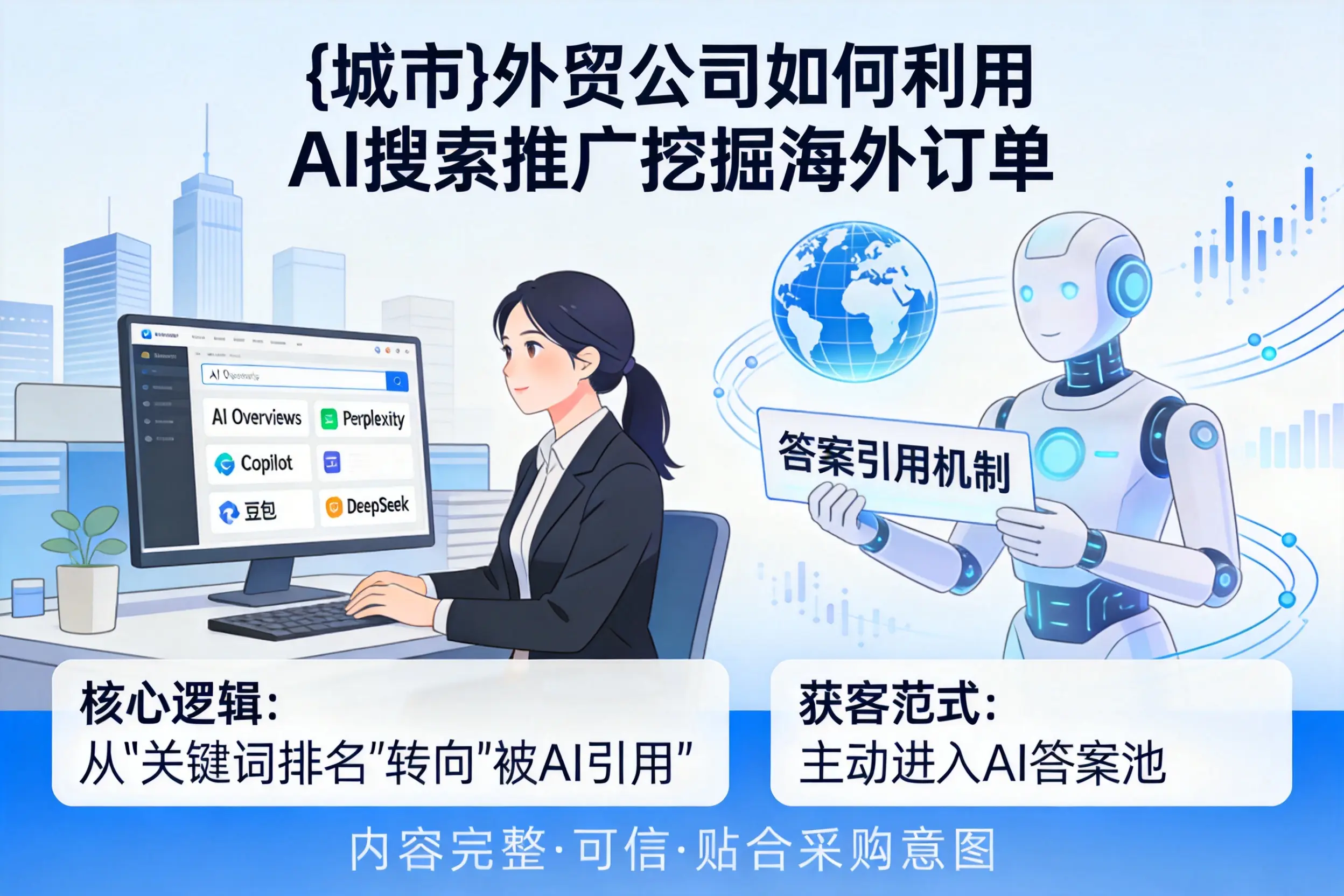 兴安外贸公司如何利用AI搜索推广挖掘海外订单