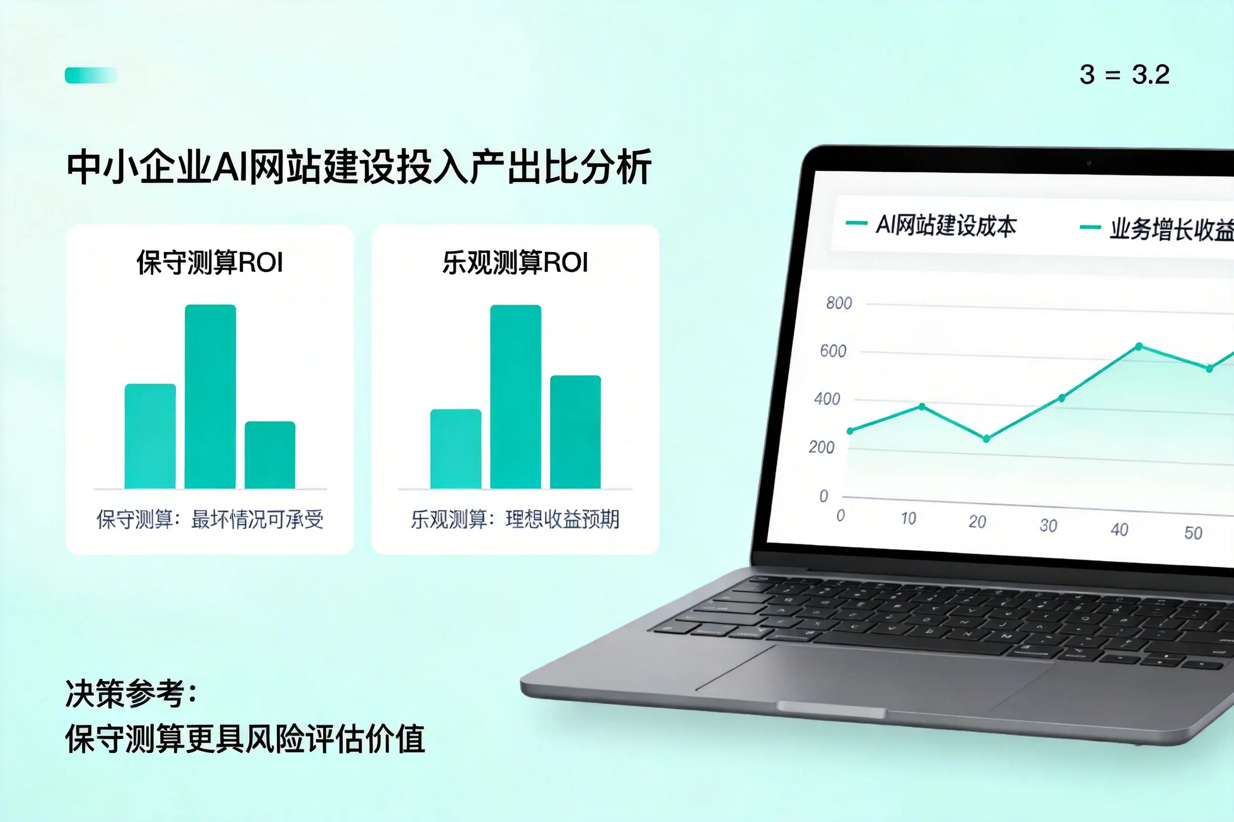 兴安中小企业AI网站建设投入产出比怎么算?先看这份分析